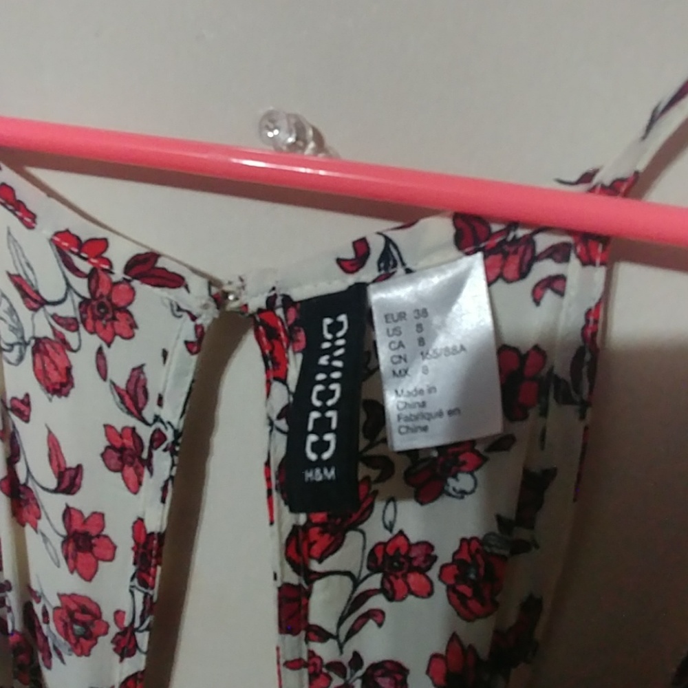 LONG h and M floral dress